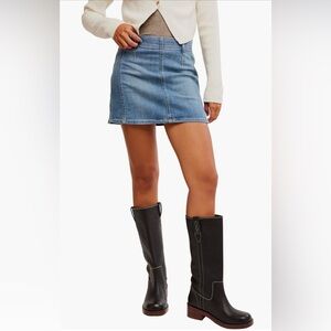 We the Free Daylight denim mini NWOT daybreak